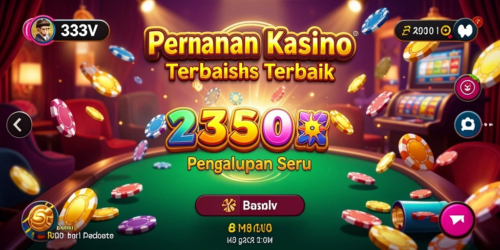Gameplay seru dan menarik dalam aplikasi 333V Kasino.