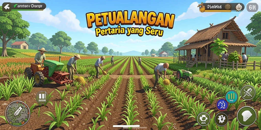 Tampilan gameplay yang seru dan interaktif dalam 66K.