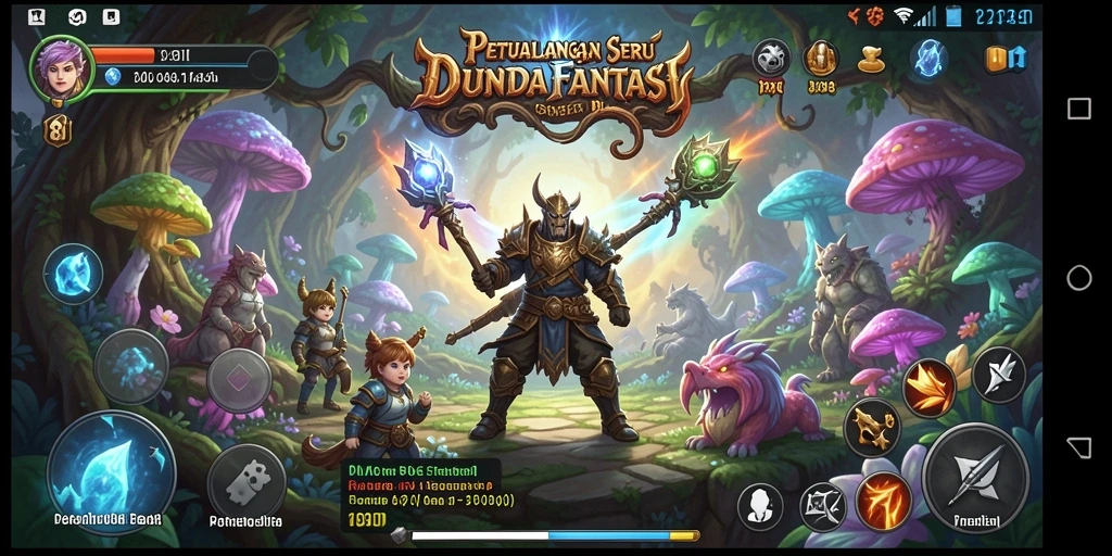 Menampilkan tampilan gameplay yang mendebarkan dari 8II.