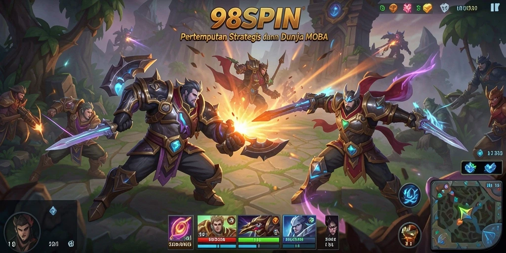 Tampilan gameplay epik 98SPIN dalam aksi seru.