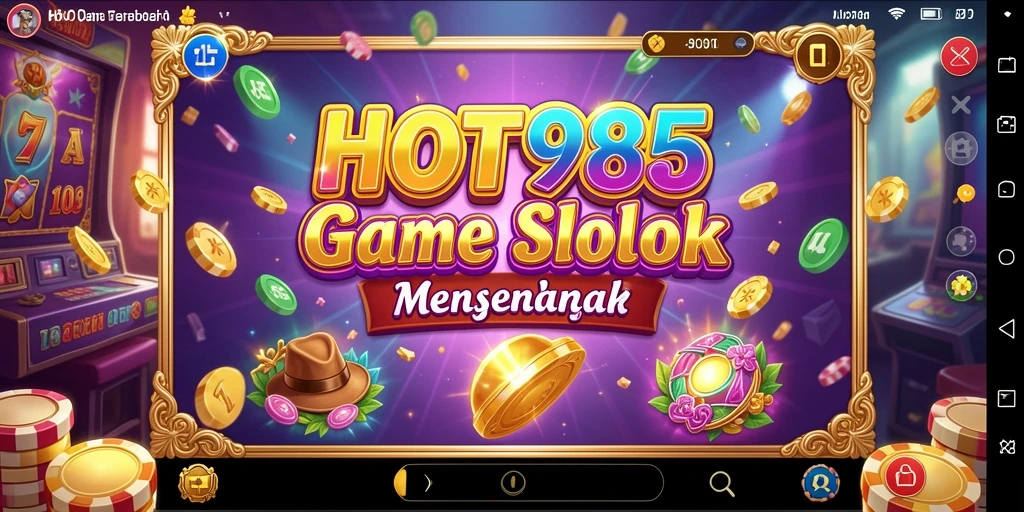 Screenshot HOT985 menampilkan gameplay yang menarik dan mendebarkan dari permainan slot.
