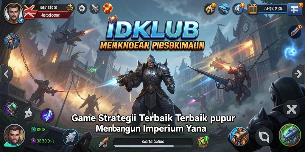 Tampilan gameplay IDKLUB yang mendebarkan dan strategis.