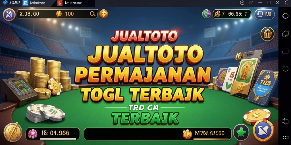 Tampilan utama gameplay JUALTOTO dengan suasana permainan togel.
