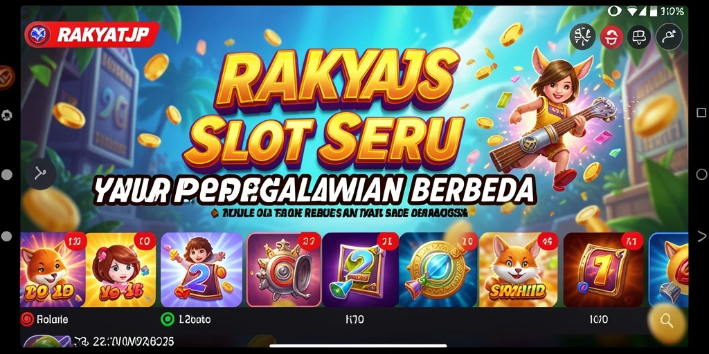 Tampilan gameplay RAKYATJP yang menarik dan menghibur.